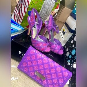 Heels with handbag set